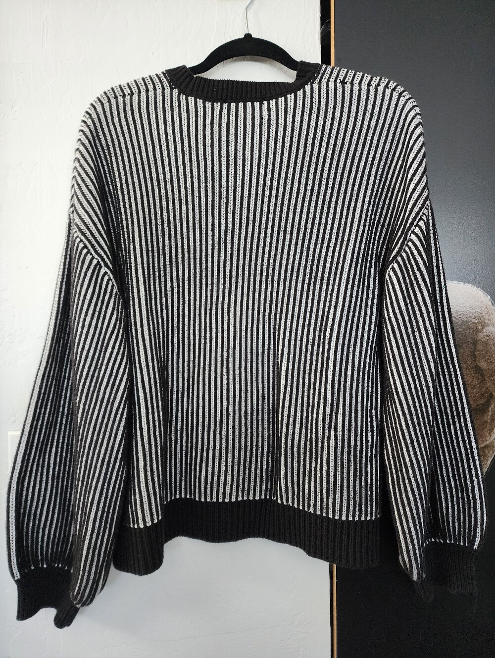 Pageboy Black and White Knit Sweater - Picture 6 of 6